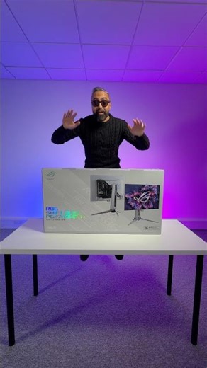 ASUS ROG Swift 27" OLED Gaming Monitor Unboxing (PG27AQWP-W)