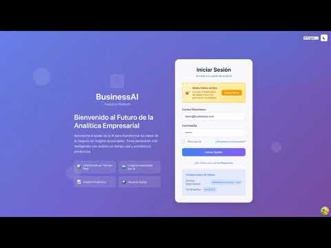 BusinessAI Analytics | Dashboard, Forecasts y Chatbot con IA para análisis de ventas