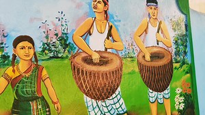 Very beautiful mural of Adivasi village Adivasis are lovers of nature as well as worshipers of beauty ❤️🌿 #adivasi #adivasiculture #johardiary #santaliculture #santhalireels #villagelife #santali #santaliviralreels #santalireels #santaliviral #johar #village #joharjharkhand #viralvideochallenge #sagunsohray #sohrai #santaliArt #santal | JOHAR DIARY