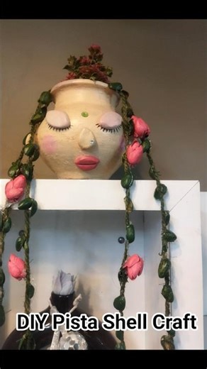 Easy Pista Shell craft| Pusta shell flower #diy #flowers #pistashellcraft #craft #lotus #trending