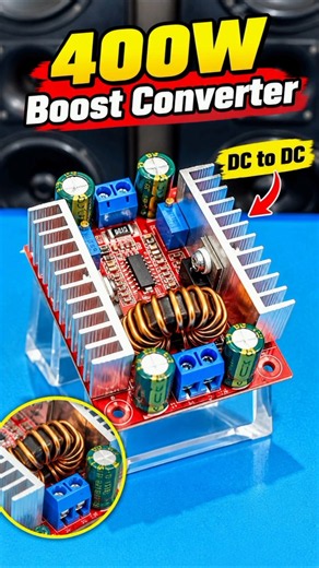 400W 15A DC-DC Boost Converter Module | Adjustable Voltage Booster Review