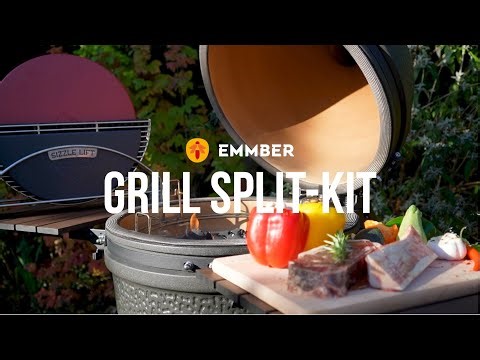 The Ultimate Split Kit for Kamado BBQs | Multi-Level Grilling by Emmber
