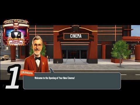 Cinema part 1 || gameplay walkthrough - cinema movie theatre simulator (android)