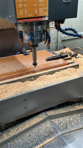 CNC hylam outer cuttings Plus hole counter