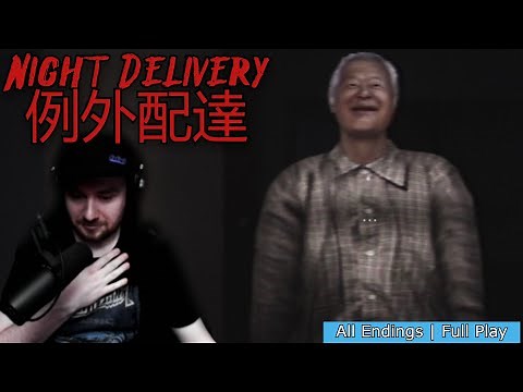 AMAAAZZING HORROR GAME || Night Delivery | 例外配達 || Full Playthrough Both Endings