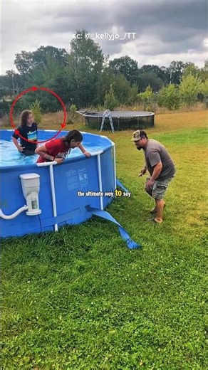The Most Epic Way to Say Goodbye to a Swimming Pool!