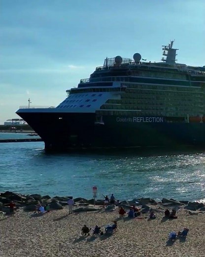 Fair winds and good seas for the Celebrity Reflection cruise ship