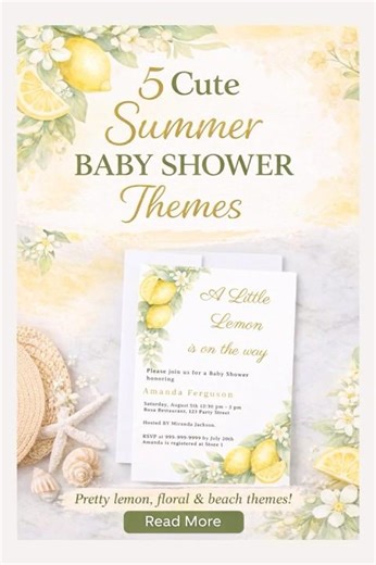 Lemon Baby Shower Ideas 🍋 Elegant Summer Theme You’ll Love
