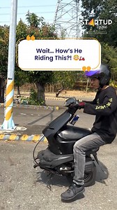 How is this even moving?! 🤯🛵 | Startup Selfie