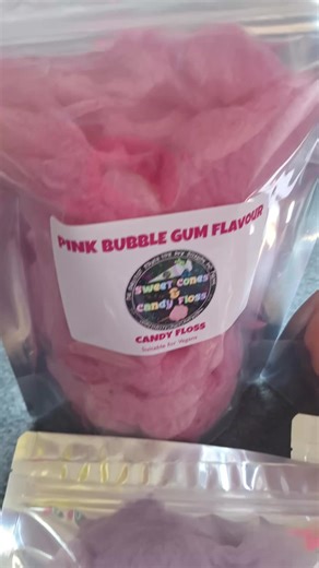 CUSTOMER ORDER: 4x Medium bags of our mouth-watering candy floss. #sweetsconescandy #candyfloss #cottoncandy #applecandyfloss #sugarhigh