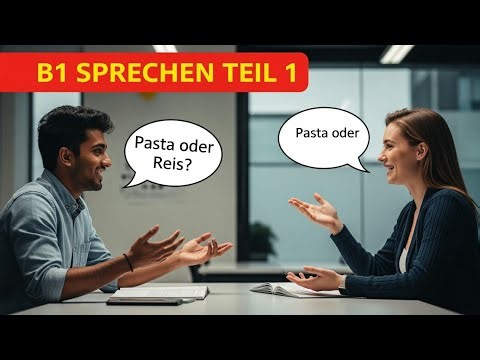 Goethe B1 Sprechen Teil 1 | 4-Minuten Dialog – Abschiedsparty planen 🇩🇪