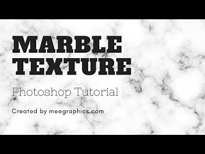 How to make a marble texture in Photoshop in less than 5 minutes
