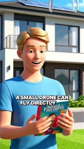 This Library Delivers Books by Drone #shorts #technology #books