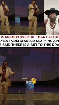 Satan is more powerful than God. The rescent statement vdm started claiming Apostle arome said