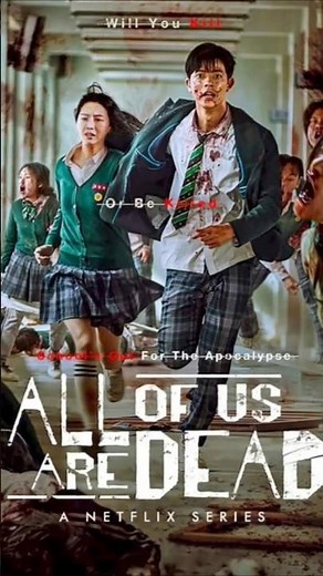 All of Us Are Dead – School Turns Into a Living Nightmare 😱#allofaredead #kdrama #shortdrama #viral
