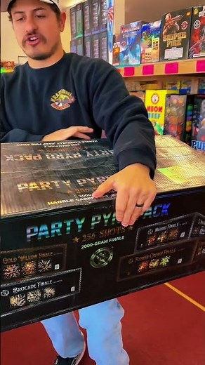 PARTY PYRO PACK from winda fireworks 256 shot 2,000 G finale! come grab yours now!!