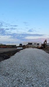 14th Street Flats in Columbus is coming along nicely! Hopefully we will have 90% of parking lot covered in stone before the rain Friday! We also are full steam ahead on loading out trucks and demolition! | Jordan Excavating LLC