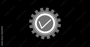 Setting rotate gear cog