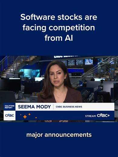 CNBC’s Seema Mody looks at the sharp selloff in #software names like Salesforce and Adobe as competing products hit the market, raising concerns around competition. Watch more at the #linkinbio or tap on your screen.#CNBC