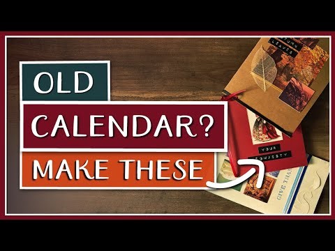 Don’t Throw Out Your Old Calendar… Do THIS Instead! | DIY Greeting Cards