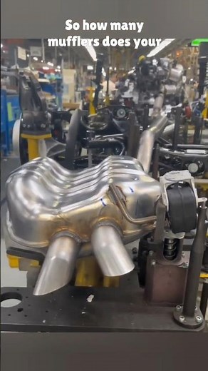 How Can A Car Muffler Actually Reduce Noise #assembly #mechanic #factory #manufacturing