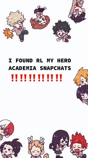 My Hero Academia Characters as Bitmojis