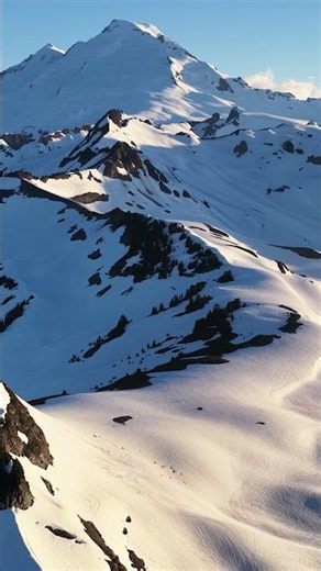 Evening Light on Ptarmigan Ridge and Mount Baker
