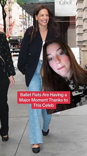 Yep, it’s time to dig up your old ballet flats that are chilling in the back of your closet. 🥿 Reporting by @Danielle Flum. #fashion #balletflatsoutfit #quietluxury #learnontiktok #tiktokfashion
