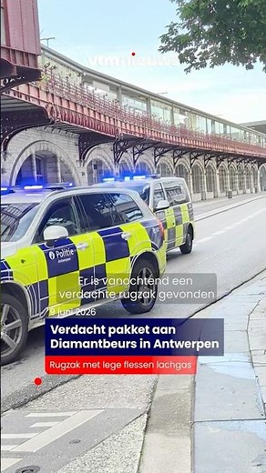 Vanochtend werd een verdachte rugzak gevonden bij Centraal Station Antwerpen.
