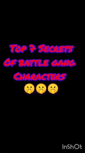 top 7 secrets of battle gang characters 🤫🤫🤫 #subscribe #viral #gaming #battlegang #gaming #yt