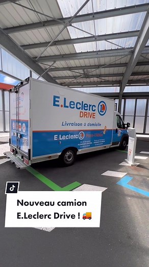 Notre camion tout beau pour les livraisons à domicile de vos commandes E.Leclerc Drive ! 🚚 #leclerc #leclercdrive #drivekerganet #leclercpontlabbe #leclercponla #drive #livraisonadomicile