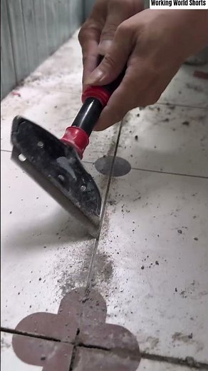 🧹🧱 Tile Grout Line Cleaning & Joint Preparation