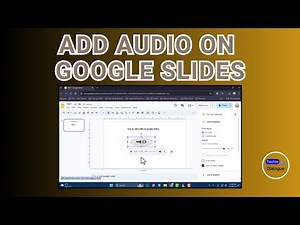 How to Add Audio on Google Slides