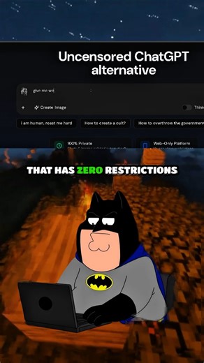 Fatman Griffin on Instagram: "There’s an AI chat site where conversations aren’t overly restricted 🤖🔥 You can ask bold questions, explore creative ideas, role-play scenarios, and talk freely without constant refusals 🚫❌. It’s designed for people who want raw, unfiltered conversations — whether that’s deep thoughts, wild ideas, or just curiosity about what AI can really do 🧠💬. No hand-holding. No unnecessary limits. Just you and the chat. Creepy? 😬 Interesting? 👀 Surprisingly addictive? Ab