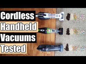 Cordless Handheld Vacuums Tested - Shark vs Bissell vs Black Decker