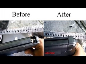 DIY make beautiful laptop Plastic Hinge with simple tools