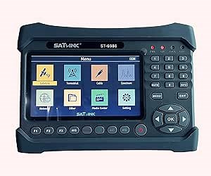 ST-6986 Satellite TV Receiver DVB-S/S2/T/T2/C Combo Meter MPEG-4 HD H.265 (10bits) Spectrum Spectrum Analyzer Digital Satellite Finder Meter