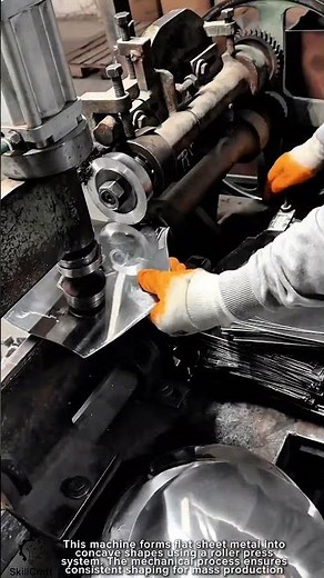 Sheet Metal Forming Work Tool Using Mechanical Roller Press #worktool