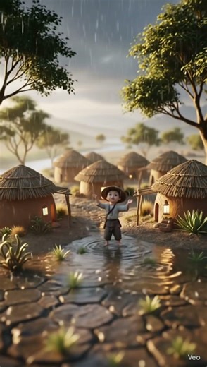 Mini Village Comes Alive 🌿 | Satisfying Cinematic Animation #Shorts