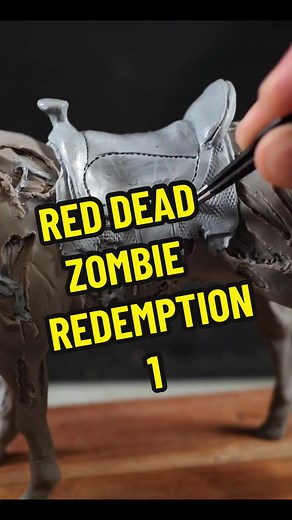 Crafting a Red Dead Redemption 2 Zombie Diorama: Clay Art Tutorial