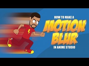 How to create a motion blur in Anime Studio Pro 11 - MOHO Pro