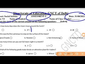SSt Assessment worksheet-2 (31/8/21) class-6, English medium worksheet - 2 assessment /sst class6#OK