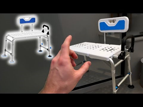 Drseats Extended Bath Tub Transfer Shower Bench | Safety Seat with Back & Arm Support