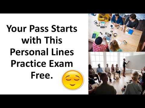 Personal Lines Practice Exam Free