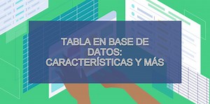 TABLA EN BASE DE DATOS: CARACTERÍSTICAS, TIPOS Y MÁS