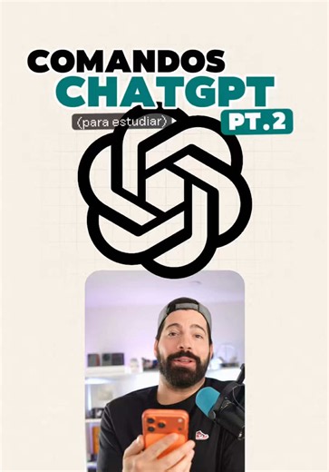 Comandos ChatGPT para estudiar: convertir PDF en flashcards y quizzes