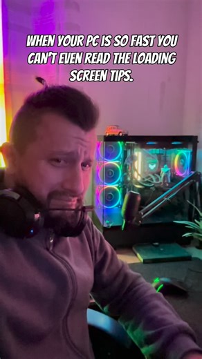 When your PC is so fast you can’t even read the loading screen tips.🤯🤯 #pcmasterrace #pcgaming | Božo Tadić