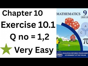 Class 9 maths chapter 10 ex 10.1 | Class 9 maths chapter 10.1 English medium| exercise 10.1 Q no 1,2