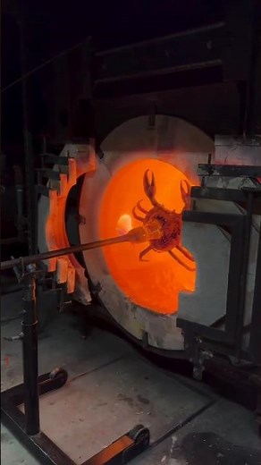 crab🦀🦀🦀 making! glass crabs! glass video! glassworkin!
