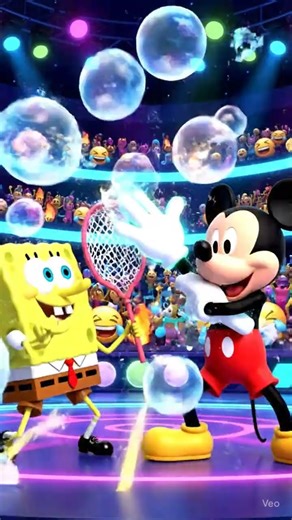 SpongeBob vs Mickey Mouse | Funny Cartoon Battle 😂🔥